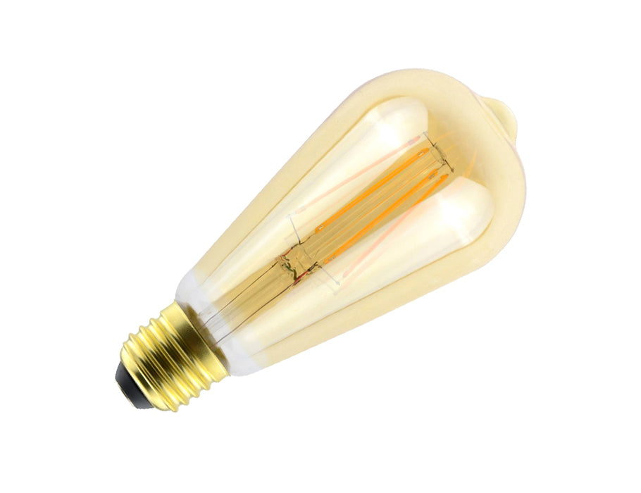 Lampe LED Sylvania - rétro - E27 - 560 lm - or brillant