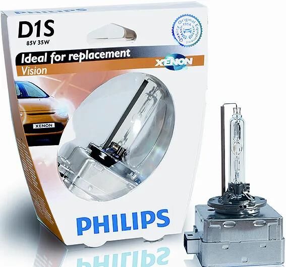 Lampe frontale Philips xenon vision de d1s vision s1.
