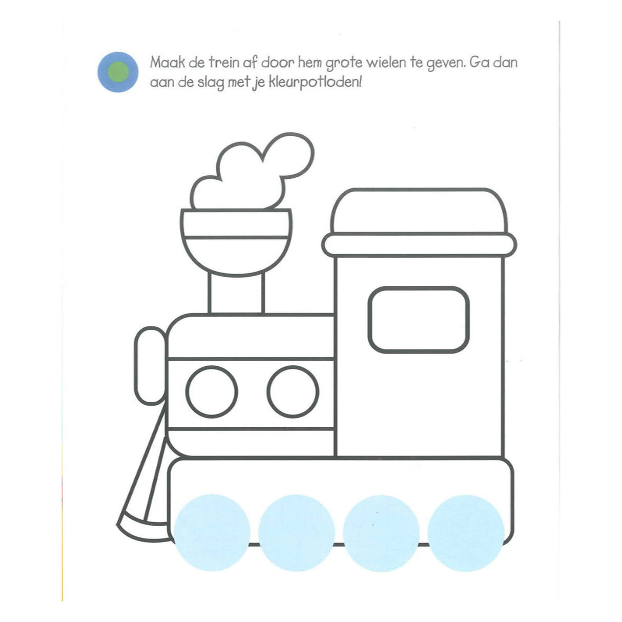 Livre de coloriage et d'autocollants super amusants Deltas (2-4 ans)
