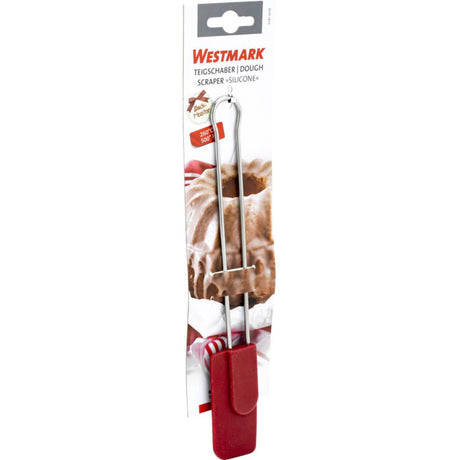 Westmark grattoir à poêle 22,5 cm rouge en acier inoxydable