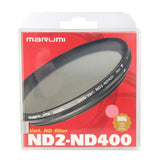 Filtre variable gris Marumi dhg nd2-nd400 55 mm