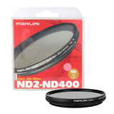 Filtre variable gris Marumi dhg nd2-nd400 62 mm