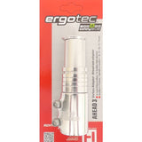 Extenter de la tige Ergotec avant 3 - 1-1 8 AL6061 T6 - Argent