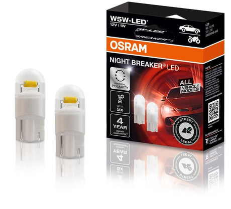 Osram éclairage principal disjoncteur de nuit led w5w lampe w5w led 12v1w disjoncteur de nuit