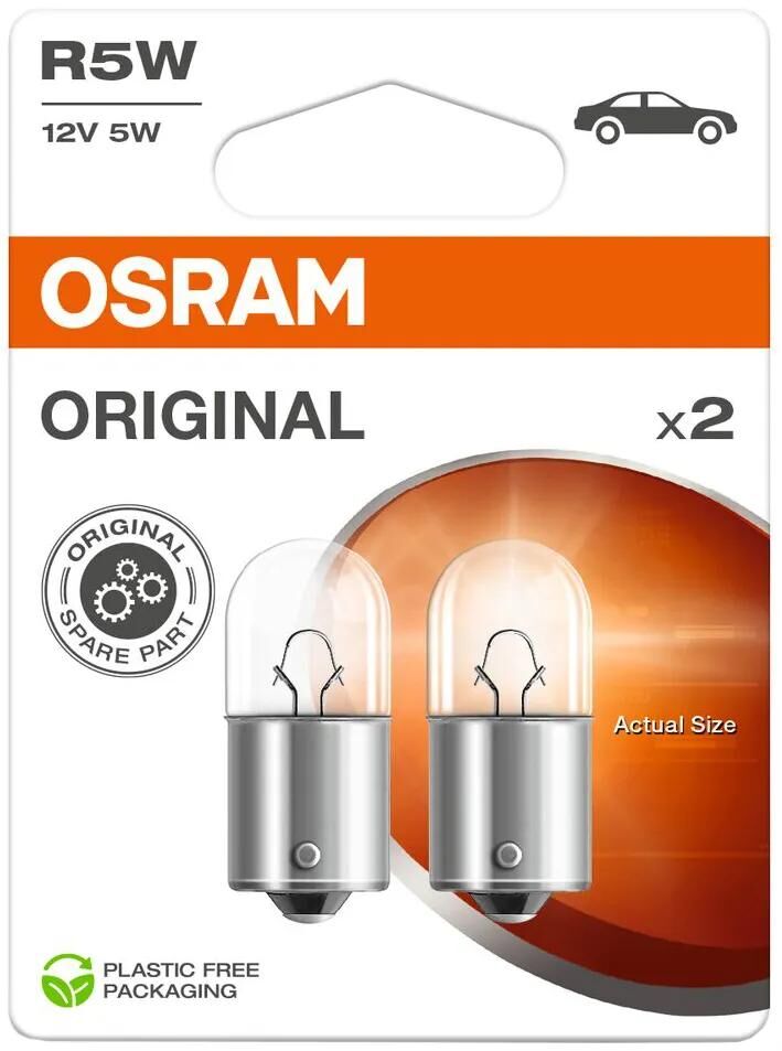 Lampe boule Osram lampes boule 12v 5w 2pcs.sb base ba 15s