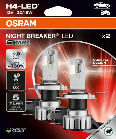 Osram phare nuit disjoncteur led van lampe h4 led 12v 27 23w nuit disjoncteur led