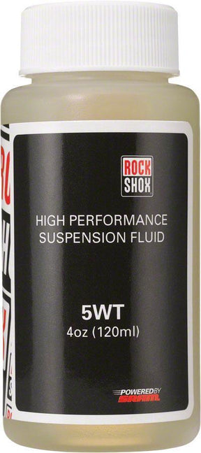 Huile de fourche à suspension Rockshox huile de fourche rs 5wt 120ml