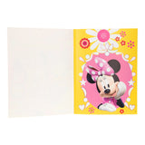 Pegatina y libro para colorear de Minnie Mouse