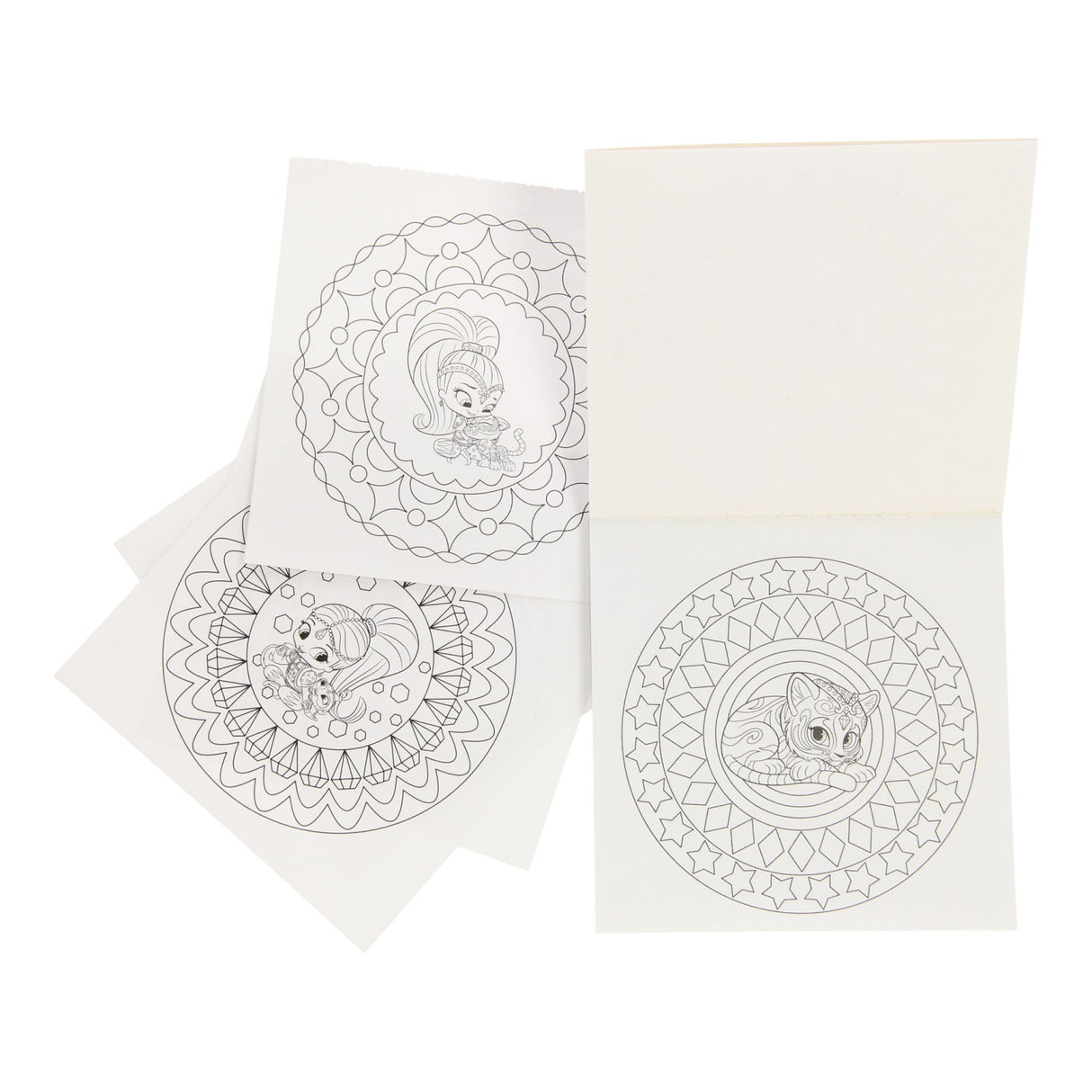 Livre de coloriage de mini mandalas scintillants et brillants