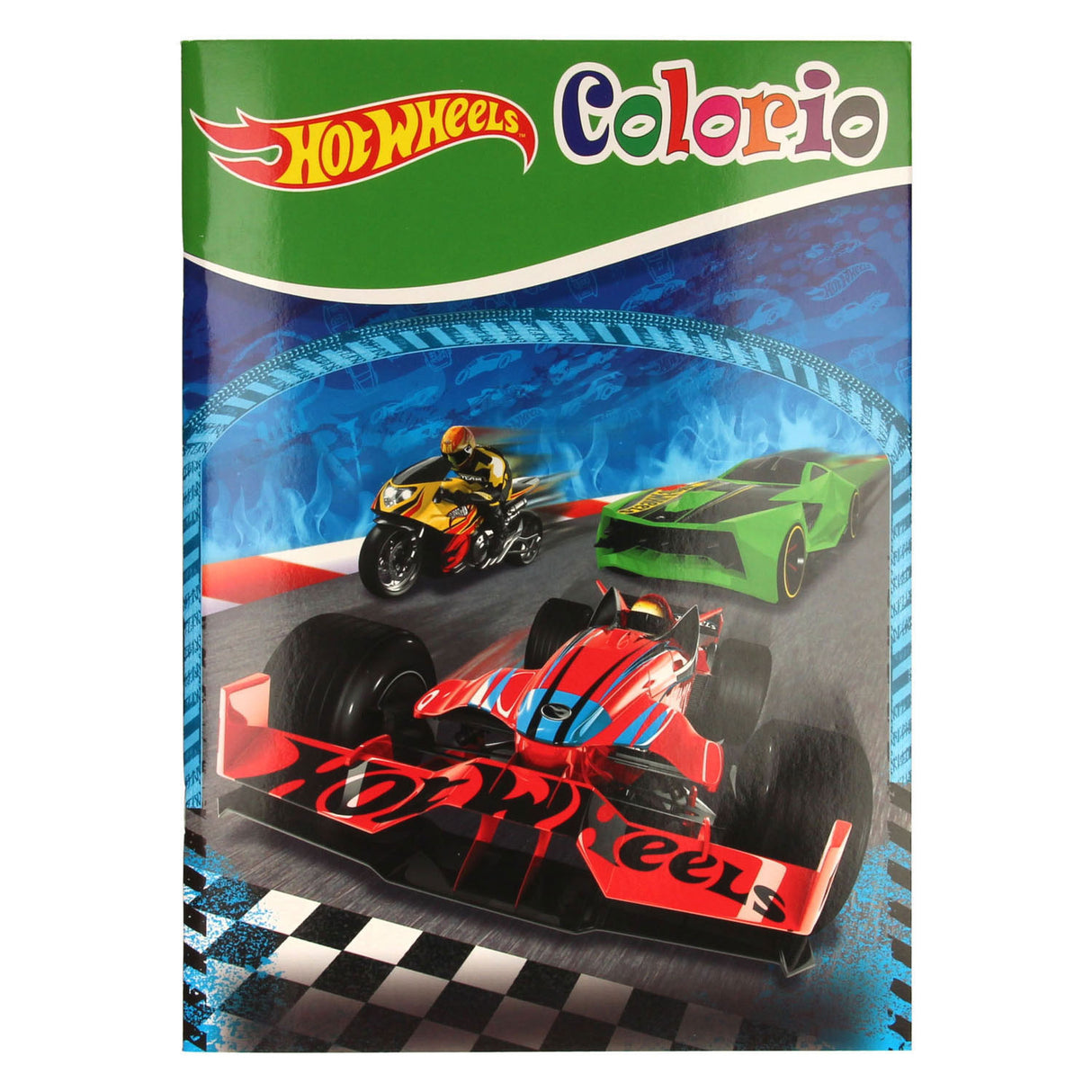 Livre de coloriage colorio Hot Wheels