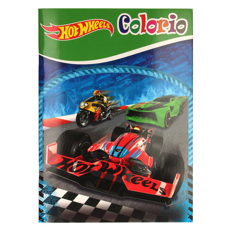 Livre de coloriage colorio Hot Wheels