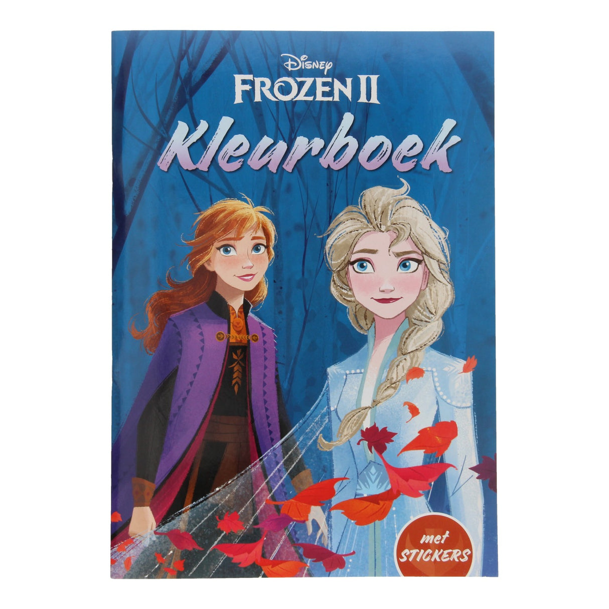 Barevná kniha Disney Frozen II s nálepkami