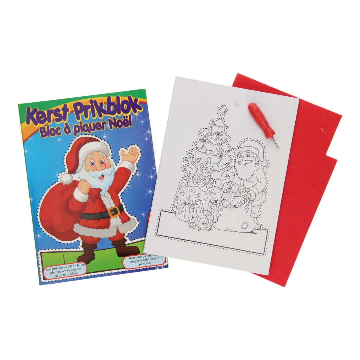 Book Specials Nederland BV Christmas color and puncture block