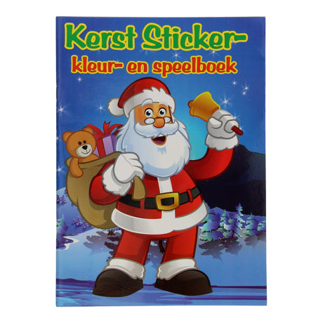 Livres spéciaux Pays-Bas bv Autocollants de Noël et livre de coloriage