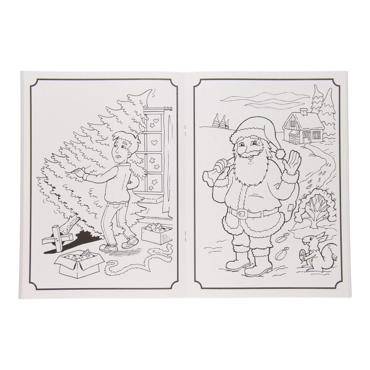 Livres spéciaux aux Pays-Bas, par exemple livre de coloriage de Noël