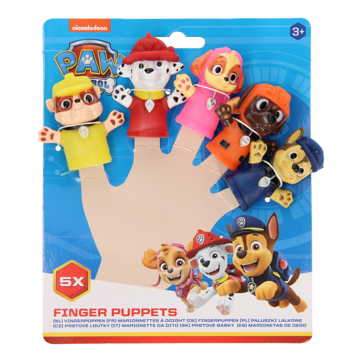 Wins Holland marionnettes à doigts Paw Patrol, 5 pcs.