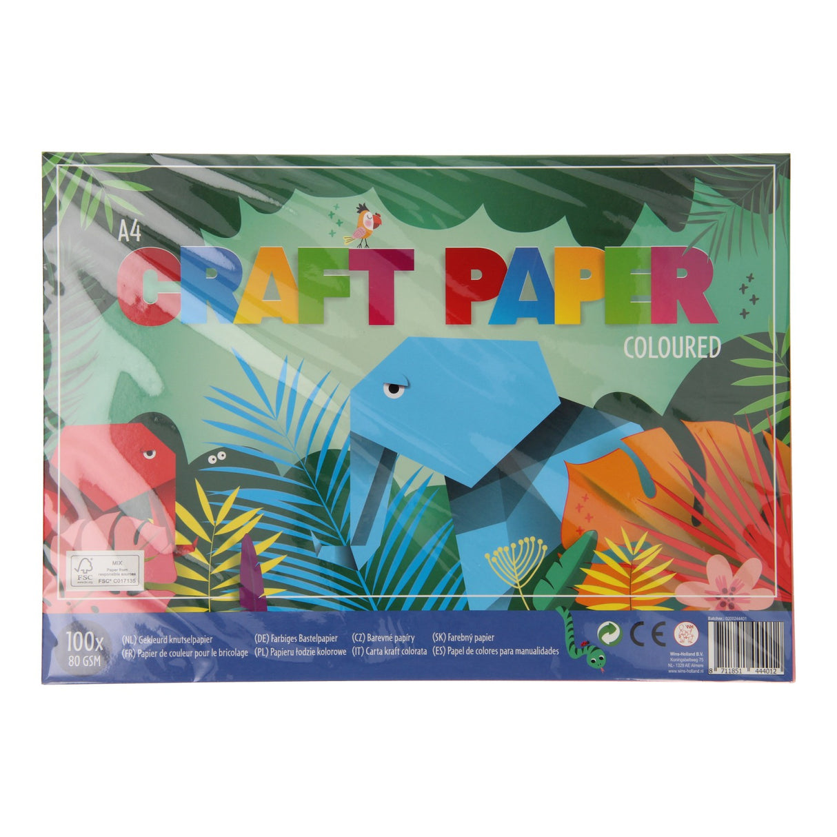 - Craft Paper Junior 21 x 30 cm A4 100 ark