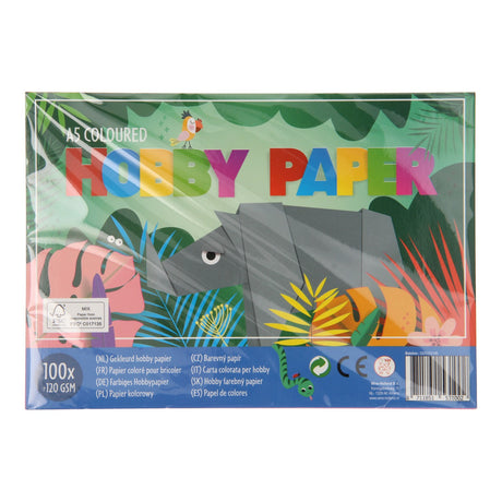 - Hobby Paper Junior A5 Paper 100 piezas