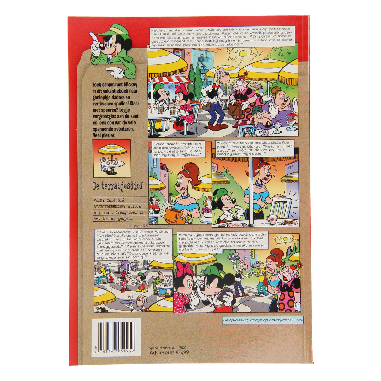 Book Specials Nederland bv Vakantieboek Mickey Lost 't op