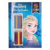 Book Specials Nederland BV Colors by number Frozen