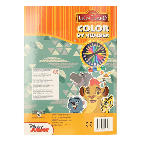 Book Specials Nederland bv Couleurs par numéro - Lion King