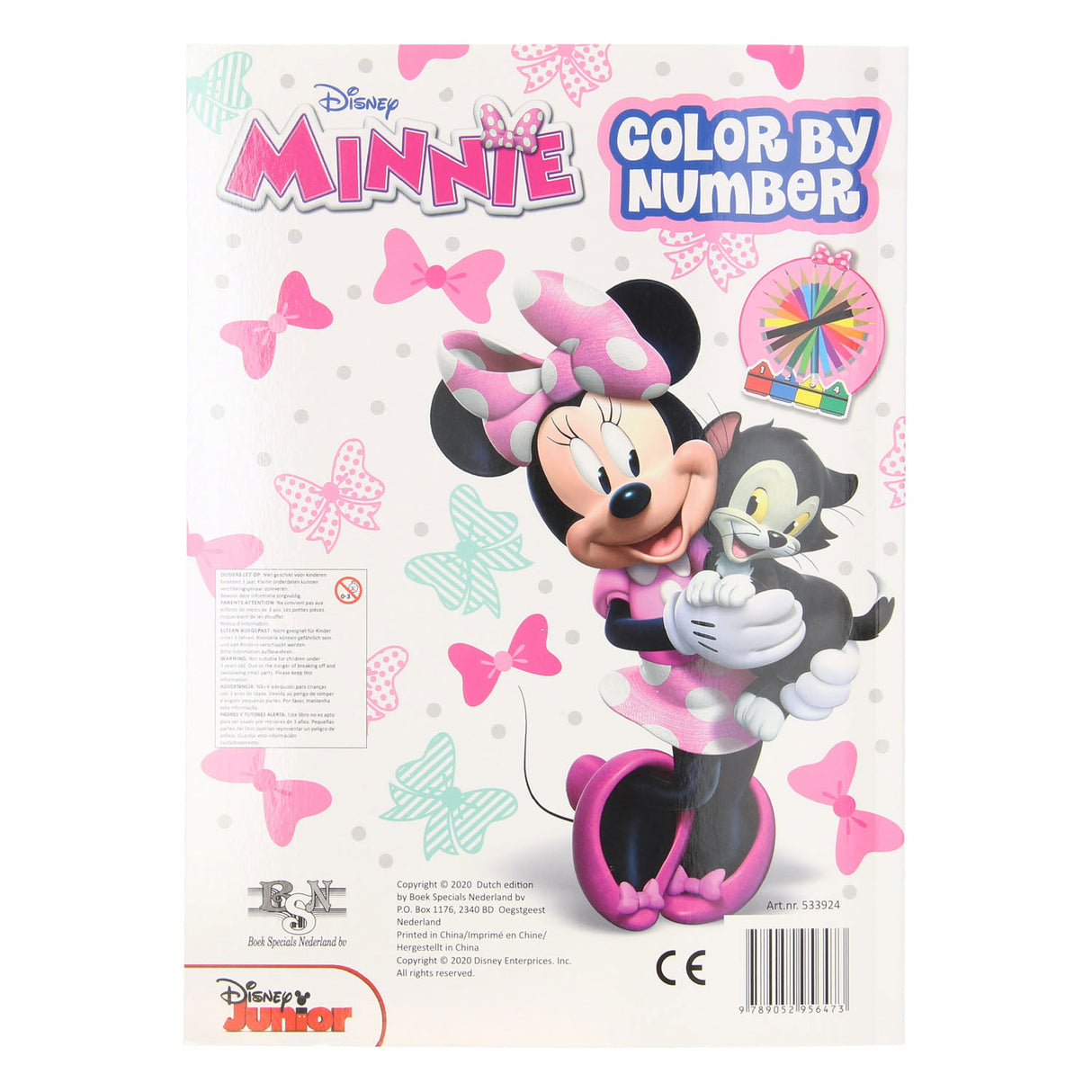 Especiales de libros Nederland bv Colores en el número Minnie Mouse