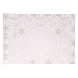Set de table pour livre de coloriage Wins Holland, Noël, 12 pcs.
