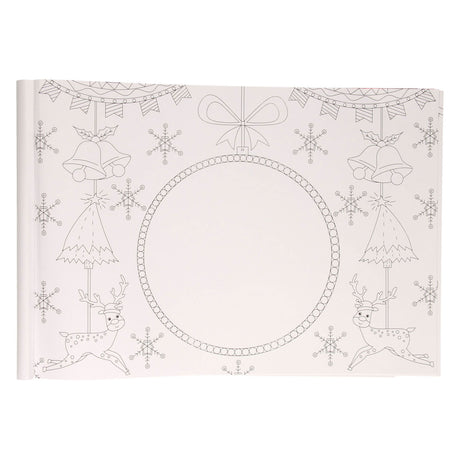 Set de table pour livre de coloriage Wins Holland, Noël, 12 pcs.