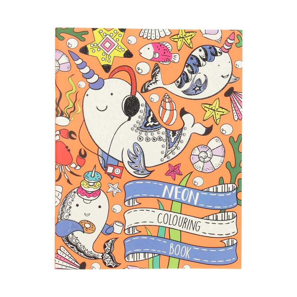 Livre de coloriage néon