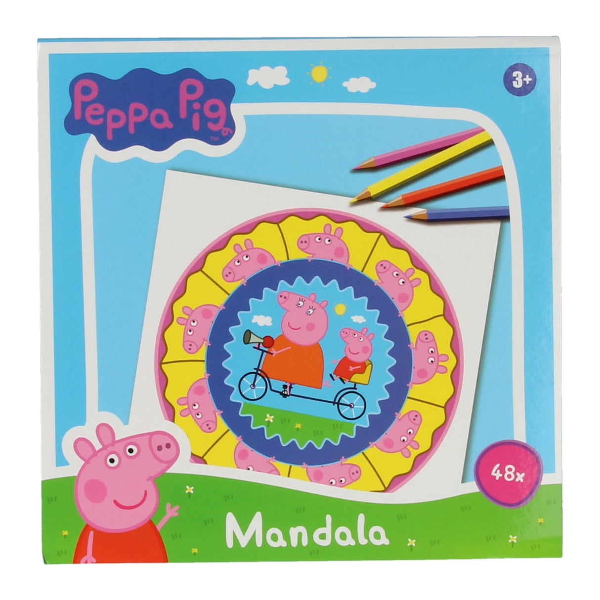 Livre de coloriage peppa porce mandala