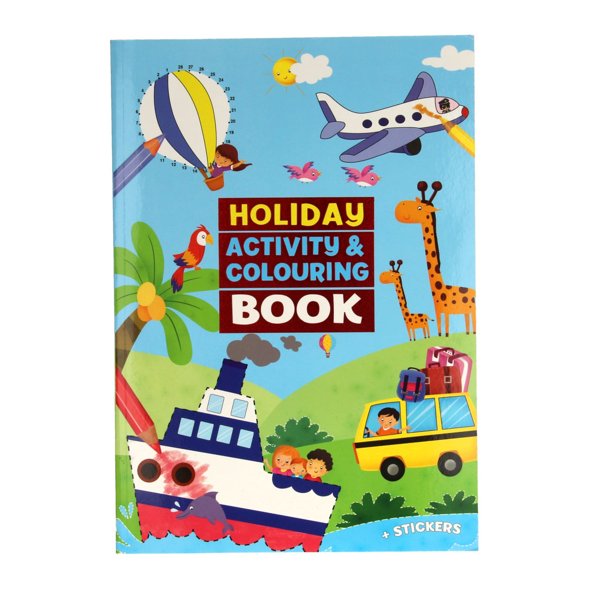 A4 Color and Activity Book Holiday