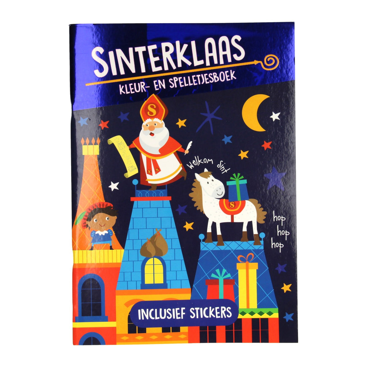 Vince il colore dell'Olanda e il libro di attività A4 Sinterklaas