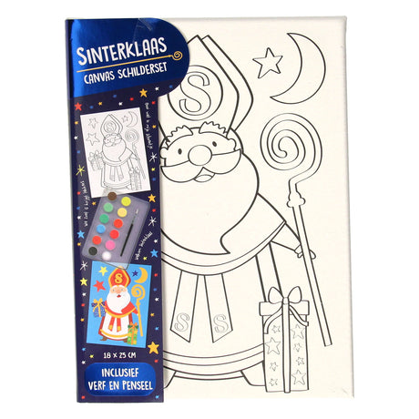 Wins Holland ensemble de peinture sur toile Sinterklaas