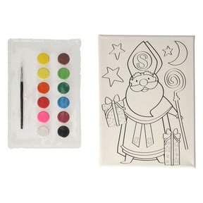 Wins Holland ensemble de peinture sur toile Sinterklaas