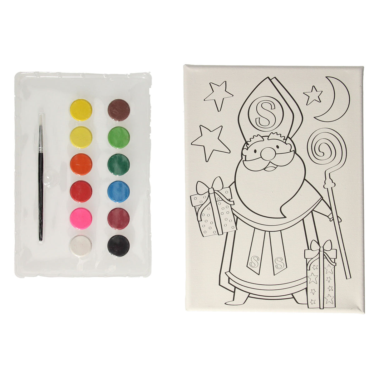 Wins Holland ensemble de peinture sur toile Sinterklaas