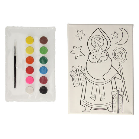 Wins Holland ensemble de peinture sur toile Sinterklaas