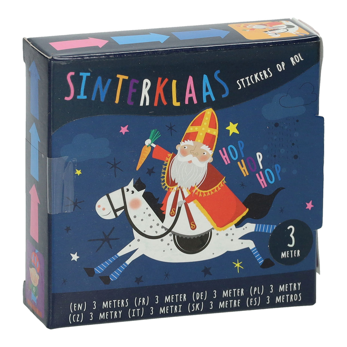 Wins Holland Sinterklaas stickers on roll, 3 meters