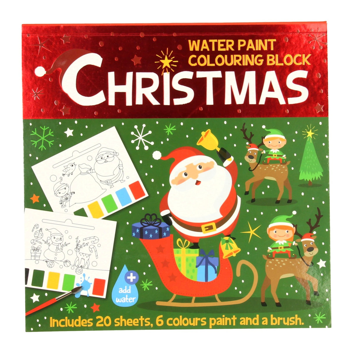 Gagne le bloc aquarelle hollandais de Noël