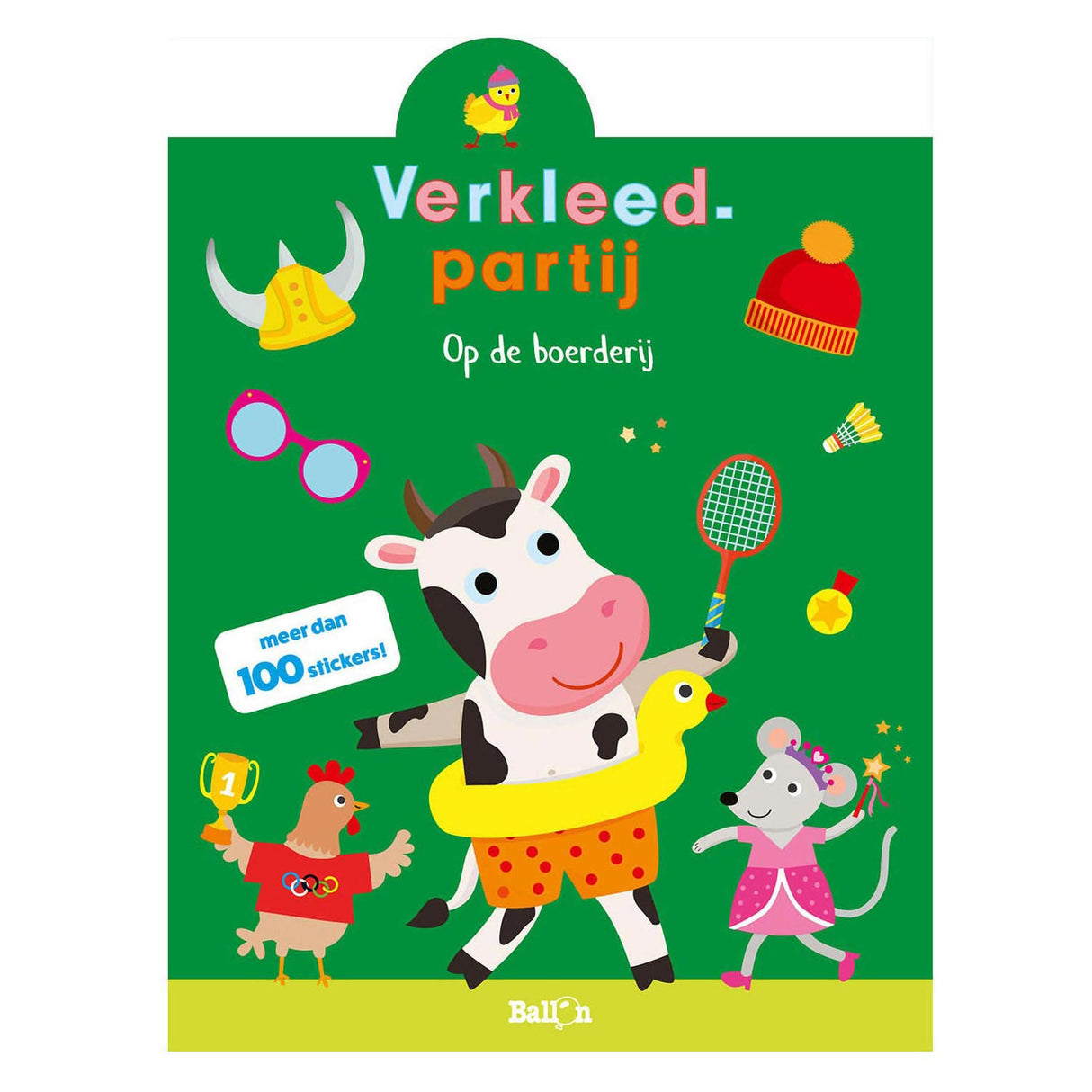 Dress up party Stickerboek: on the farm