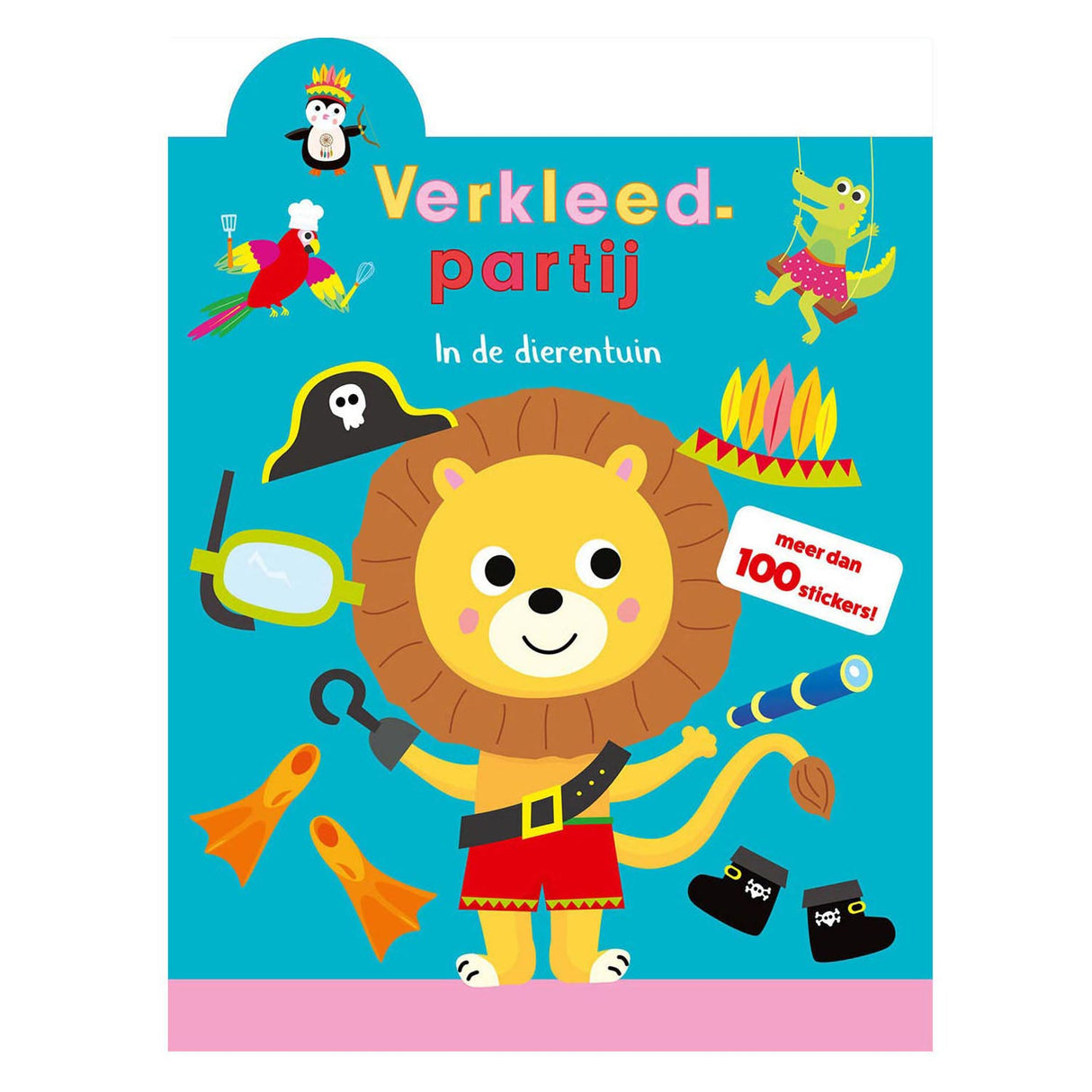 Book Specials Nederland BV Dressing Party Stickerboek: I zoologisk have