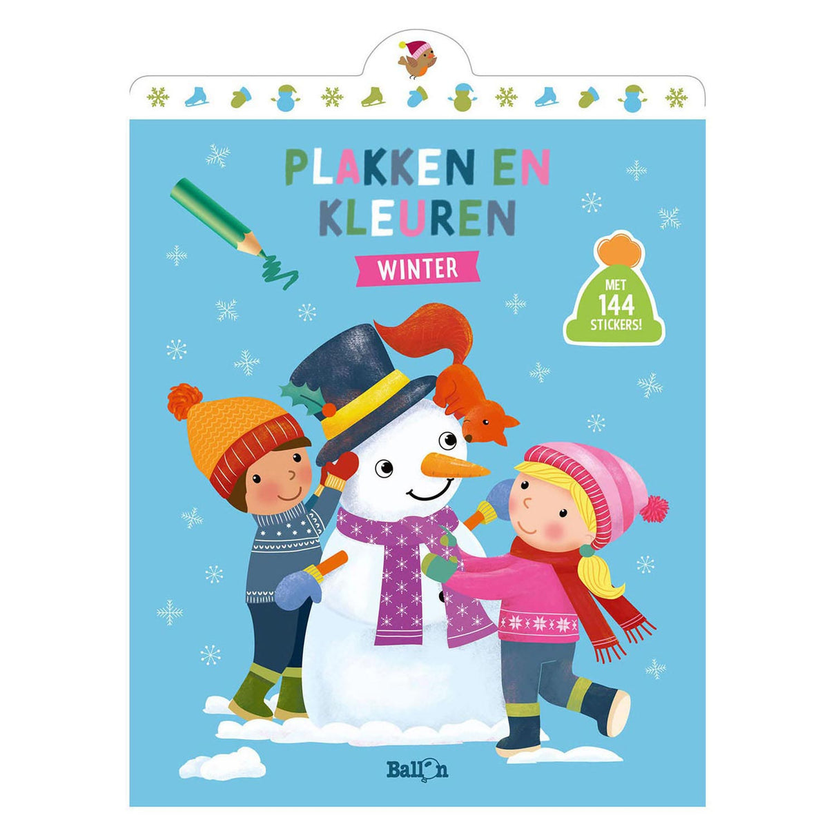 Bokspecialer Nederland BV Picking Color Stickerboek Winter