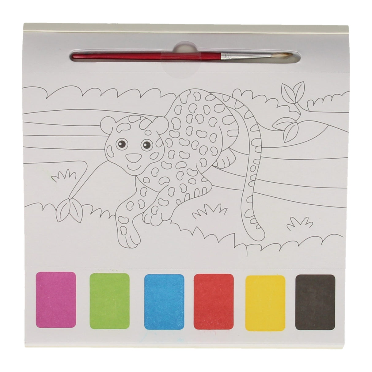 Gagnie le bloc de couleur aquarelle de Holland - Animaux jungled