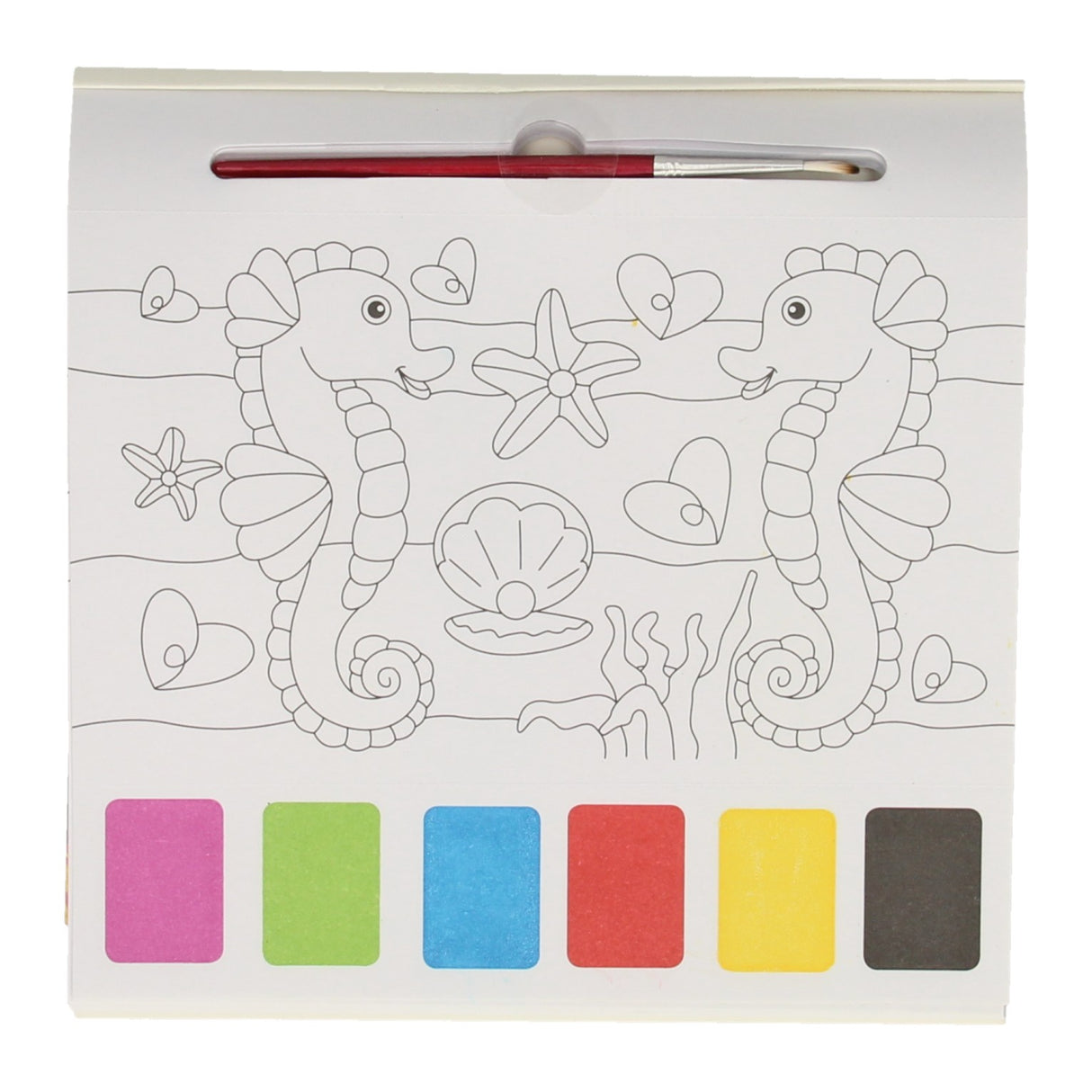 Gagnie le bloc de couleur aquarelle de Holland - Animaux marins