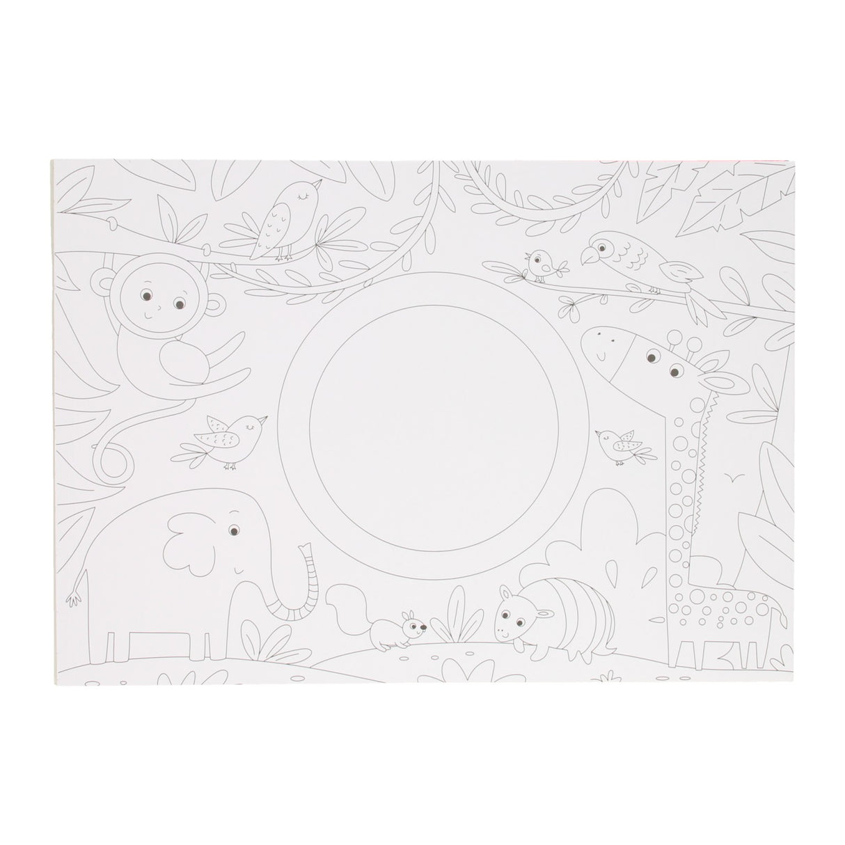 Wins Holland set de table livre de coloriage - jungle