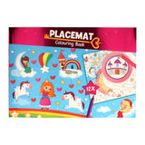 Wins Holland set de table livre de coloriage - Licorne