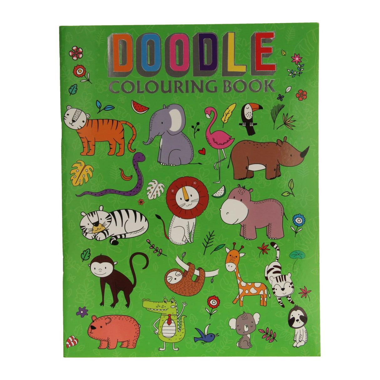 Doodle coloring book - Wild animals