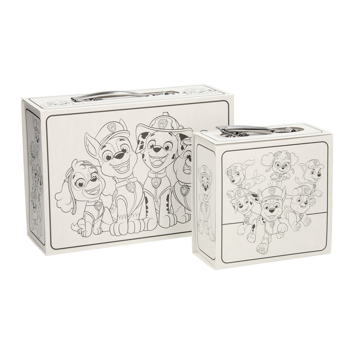 Wins Holland coloriez vos propres valises Paw Patrol, lot de 2