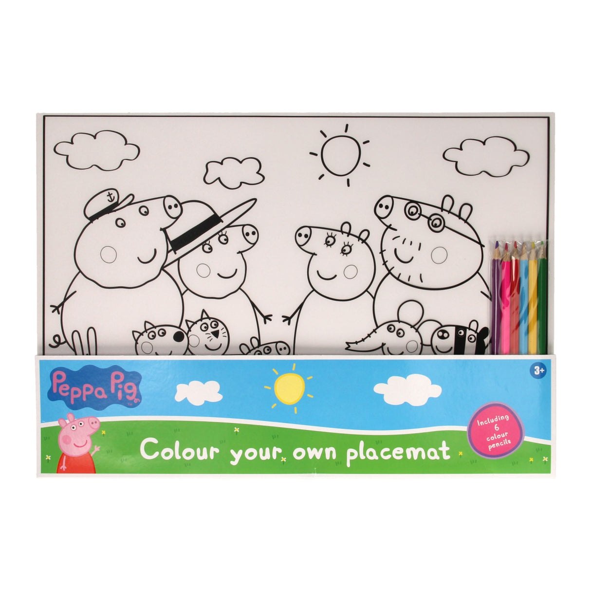 Zmaga Holland Placemat Colors Peppa Pig