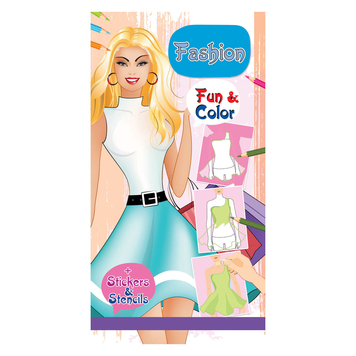 Boek specials nederland bv fashion fun color kleurboek