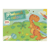 Wins Holland cartes postales à colorier dinosaure